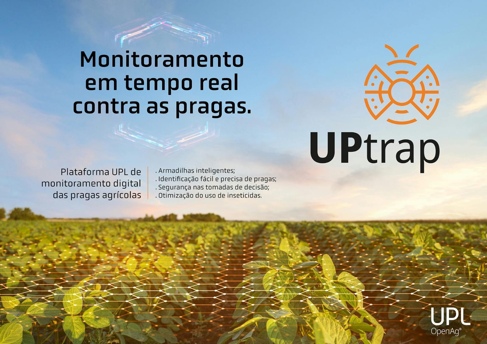 UPL lança plataforma de monitoramento de pragas em tempo real durante